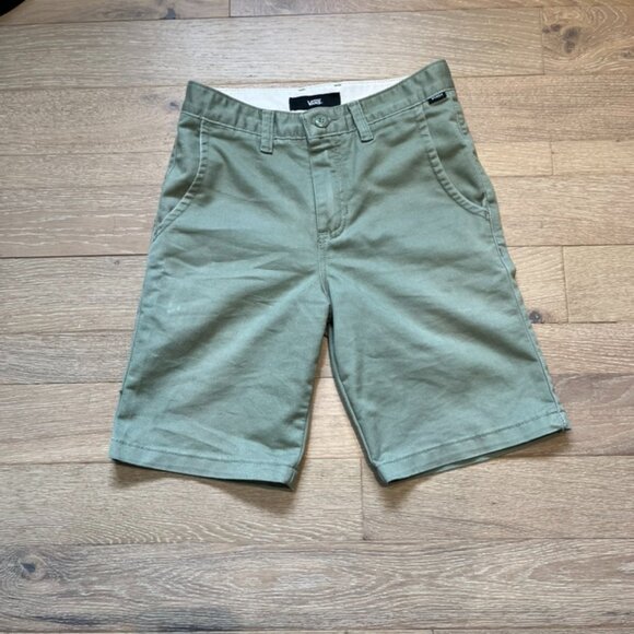 Kids, Green Mid-length Shorts - Picture 1 of 4